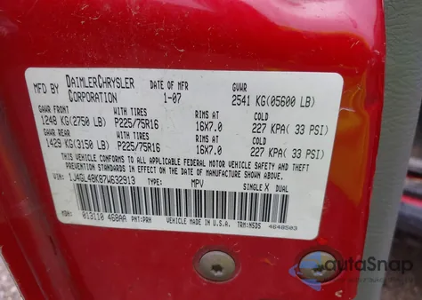 2007 Jeep Liberty Sport from USA, damaged, VIN 1J4GL48K87W632913